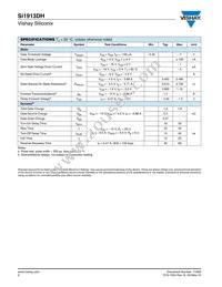 SI1913DH-T1-E3 Datasheet Page 2