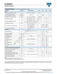 SI1922EDH-T1-GE3 Datasheet Page 2