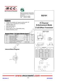SI2101-TP Datasheet Cover