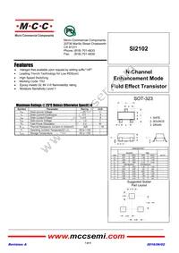 SI2102-TP Datasheet Cover