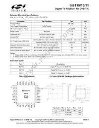SI2115-A10-GMR Datasheet Page 2