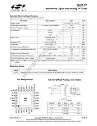 SI2157-A30-GM Datasheet Page 2