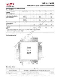 SI21622-C60-GM Datasheet Page 2