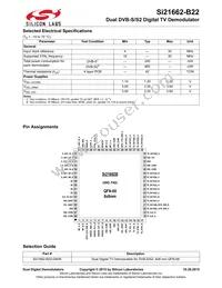 SI21662-B22-GM Datasheet Page 2