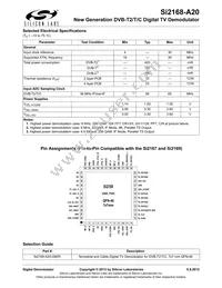 SI2168-A20-GMR Datasheet Page 2