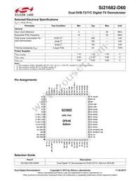 SI21682-D60-GMR Datasheet Page 2