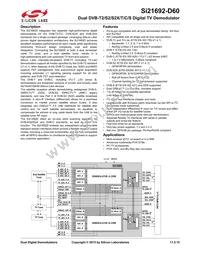SI21692-D60-GMR Datasheet Cover