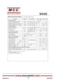 SI2302-TP Datasheet Page 2