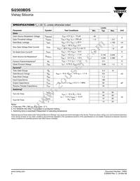 SI2303BDS-T1-GE3 Datasheet Page 2