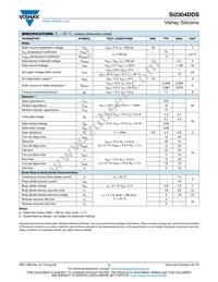 SI2304DDS-T1-GE3 Datasheet Page 2