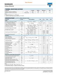 SI2305ADS-T1-E3 Datasheet Page 2