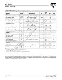 SI2305DS-T1-E3 Datasheet Page 2