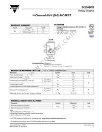 SI2308DS-T1-E3 Datasheet Cover