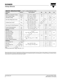 SI2308DS-T1-E3 Datasheet Page 2