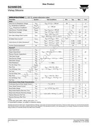 SI2309CDS-T1-E3 Datasheet Page 2