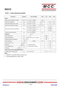 SI2312-TP Datasheet Page 2