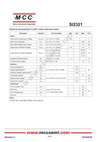 SI2321-TP Datasheet Page 2