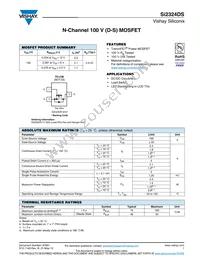 SI2324DS-T1-GE3 Datasheet Cover