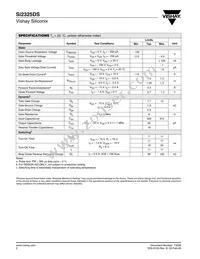 SI2325DS-T1-GE3 Datasheet Page 2