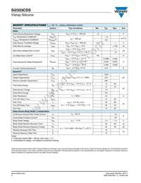 SI2333CDS-T1-GE3 Datasheet Page 2