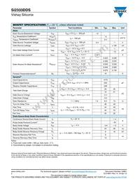 SI2333DDS-T1-GE3 Datasheet Page 2