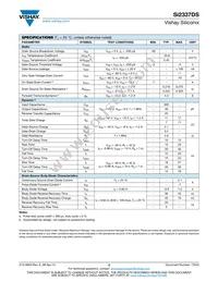 SI2337DS-T1-GE3 Datasheet Page 2
