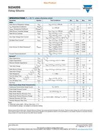 SI2342DS-T1-GE3 Datasheet Page 2