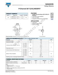 SI2343CDS-T1-GE3 Cover