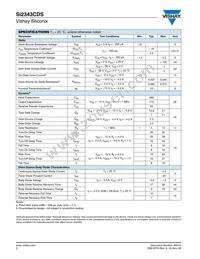 SI2343CDS-T1-GE3 Datasheet Page 2