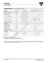 SI2343DS-T1 Datasheet Page 2