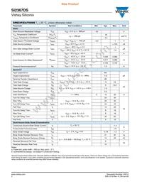 SI2367DS-T1-GE3 Datasheet Page 2