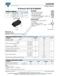 SI2392ADS-T1-GE3 Datasheet Cover