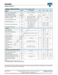 SI2392DS-T1-GE3 Datasheet Page 2
