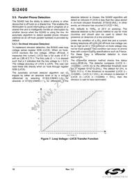 SI2400-BS Datasheet Page 18