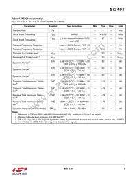 SI2401-FS Datasheet Page 7