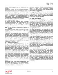 SI2401-FS Datasheet Page 21