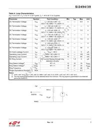 SI2494-A-GM Datasheet Page 7