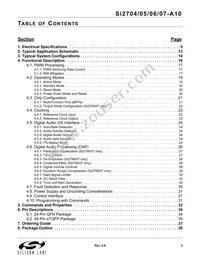 SI2707-A10-GM Datasheet Page 3