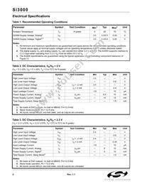 SI3000-KS Datasheet Page 4