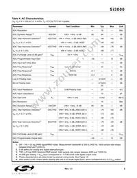 SI3000-KS Datasheet Page 5