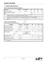 SI3008-B-FS Datasheet Page 4
