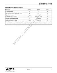 SI3008-B-FS Datasheet Page 7