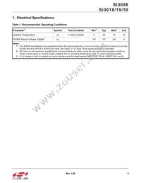 SI3010-FSR Datasheet Page 5