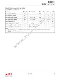 SI3010-FSR Datasheet Page 7