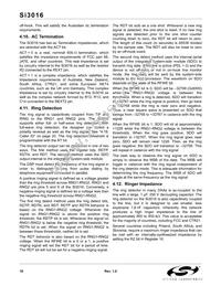 SI3016-BS Datasheet Page 18
