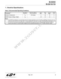 SI3050-D-FT Datasheet Page 5