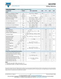 SI3127DV-T1-GE3 Datasheet Page 2