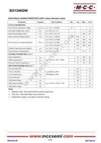 SI3134KDW-TP Datasheet Page 2