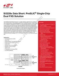 SI32287-A-GM Datasheet Cover
