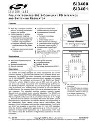 SI3400-E1-GM Datasheet Cover